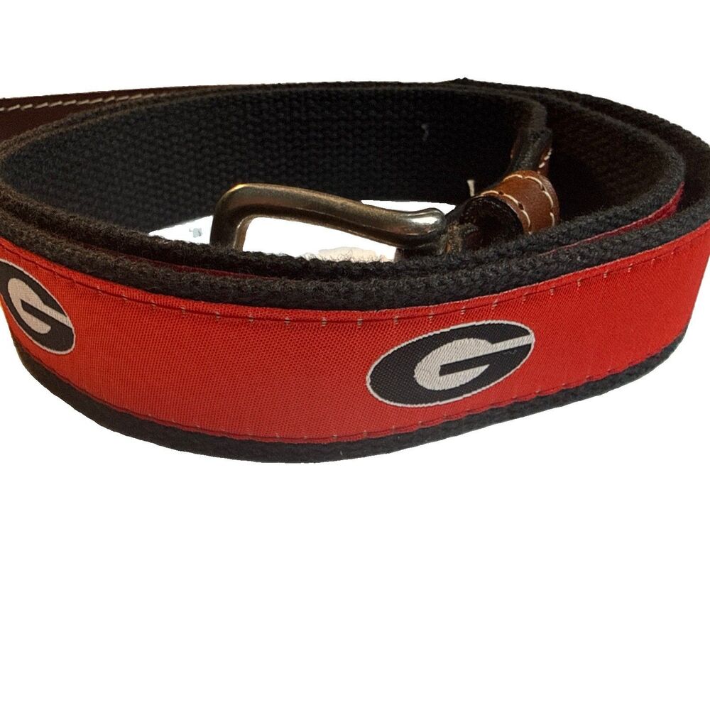 University of Georgia UGA Bulldogs Belt Red Sz 38 Moonshine Brand Dawgs